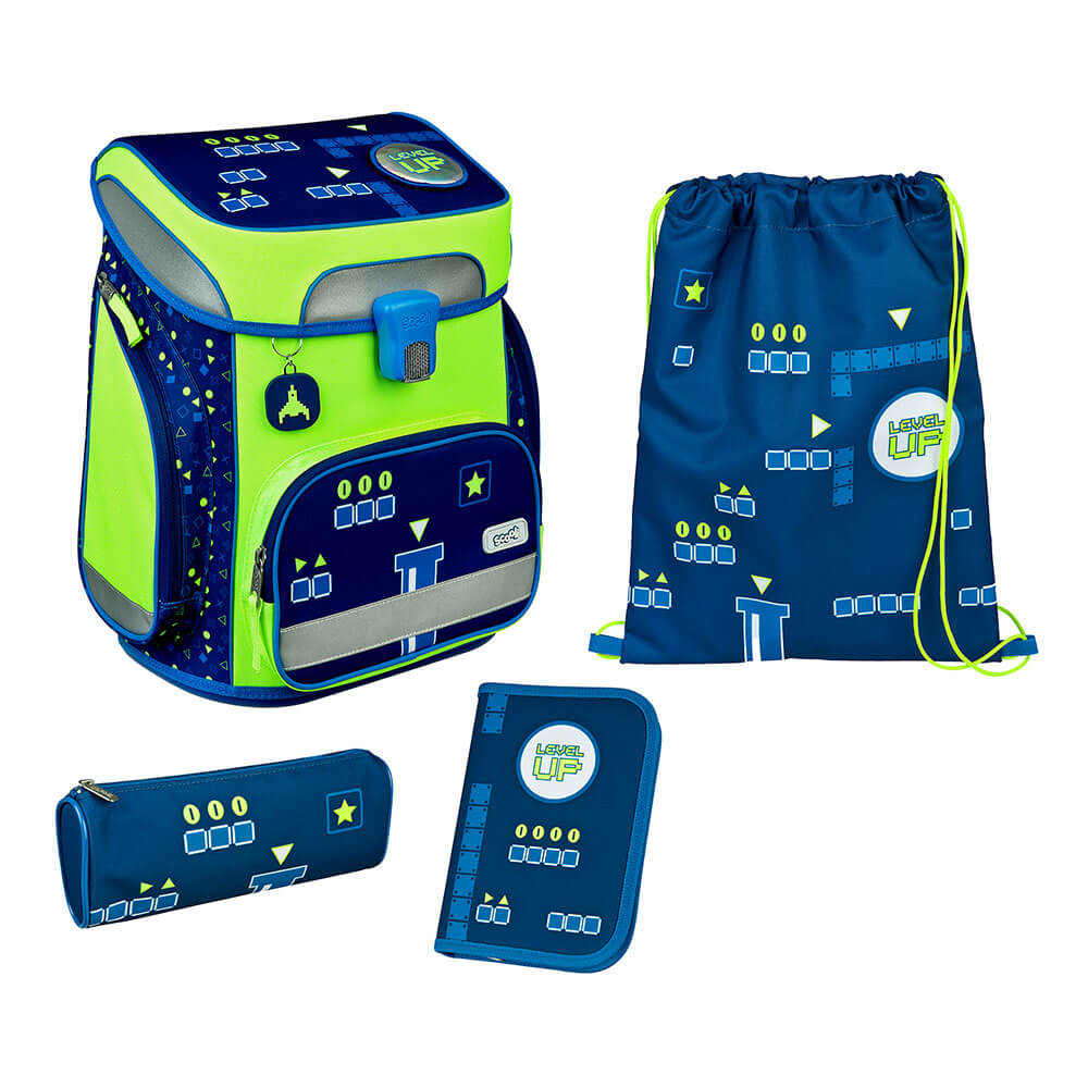 EasyFit Schulranzen Set GlowEdition Level Up Scooli