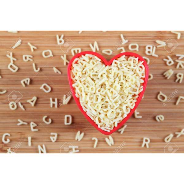 Alphabet Pasta Scoop And Save