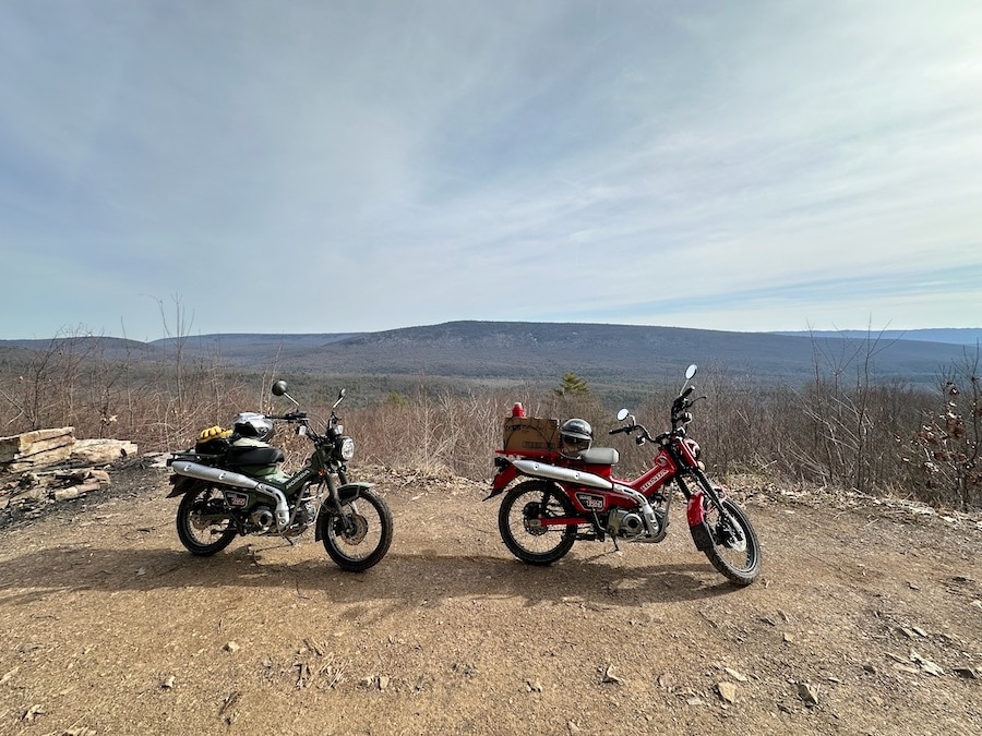 Into the Mountains With the Honda Trail 125 Scooter in the Sticks