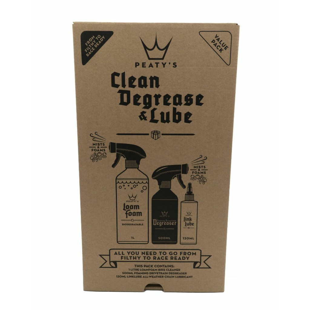 Peaty’s Clean Degreaser & Lube Starter Pack Scootway