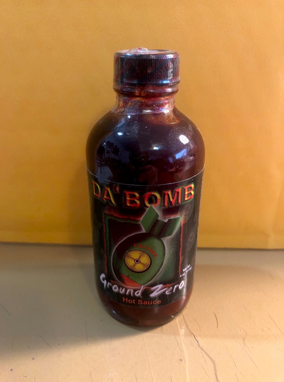 DA’BOMB GROUND ZERO HOT SAUCE 4oz Scorched Lizard Sauces