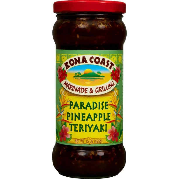Kona Coast Paradise Pineapple Teriyaki Marinade & Grilling Sauce