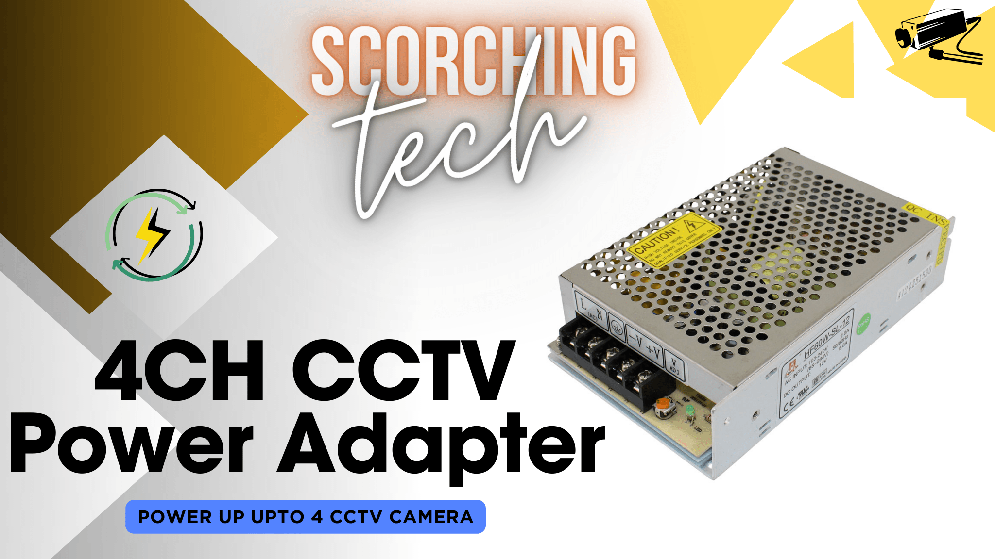 What is 4 Channel power supply for CCTV?