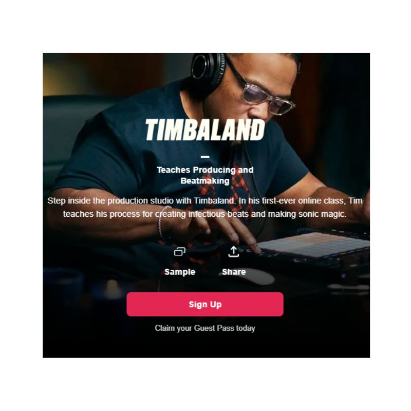 Timbaland MasterClass Review (2024 Upd.) Worth Your Cash?