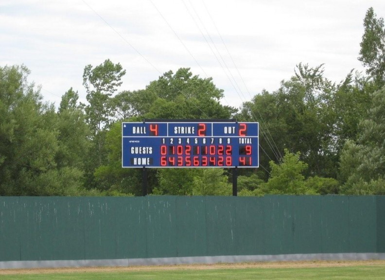 Scoreboard Man Baseball Scoreboards Softball Scoreboards NevcoThe