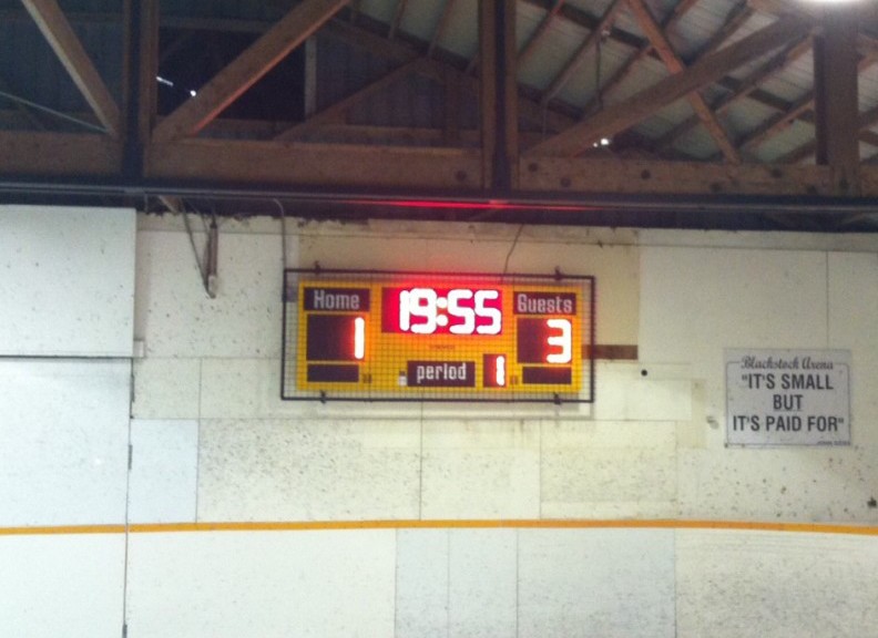 Blackstock Arena The Scoreboard Man