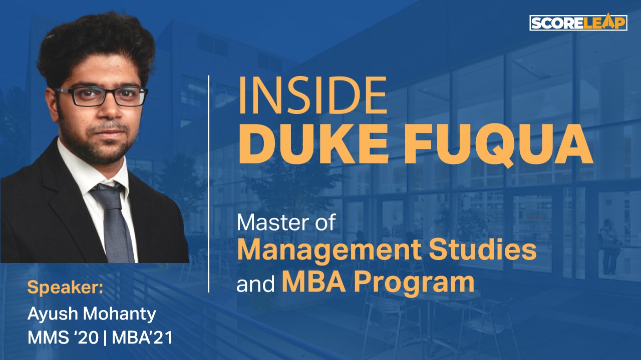 Duke Fuqua School of Business SCORELEAP TEST PREP Best GMAT / GRE
