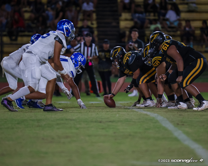 D1 Football Moanalua vs. Nanakuli, Fri, Oct 6, 2023 Hawaii High