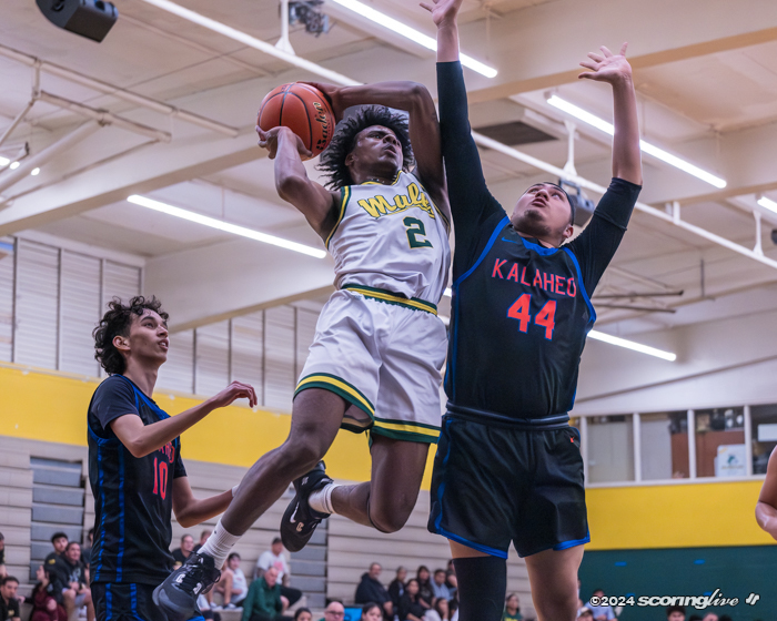 OIA D1 Boys Basketball Leilehua vs. Kalaheo, Wed, Feb 7, 2024 Hawaii