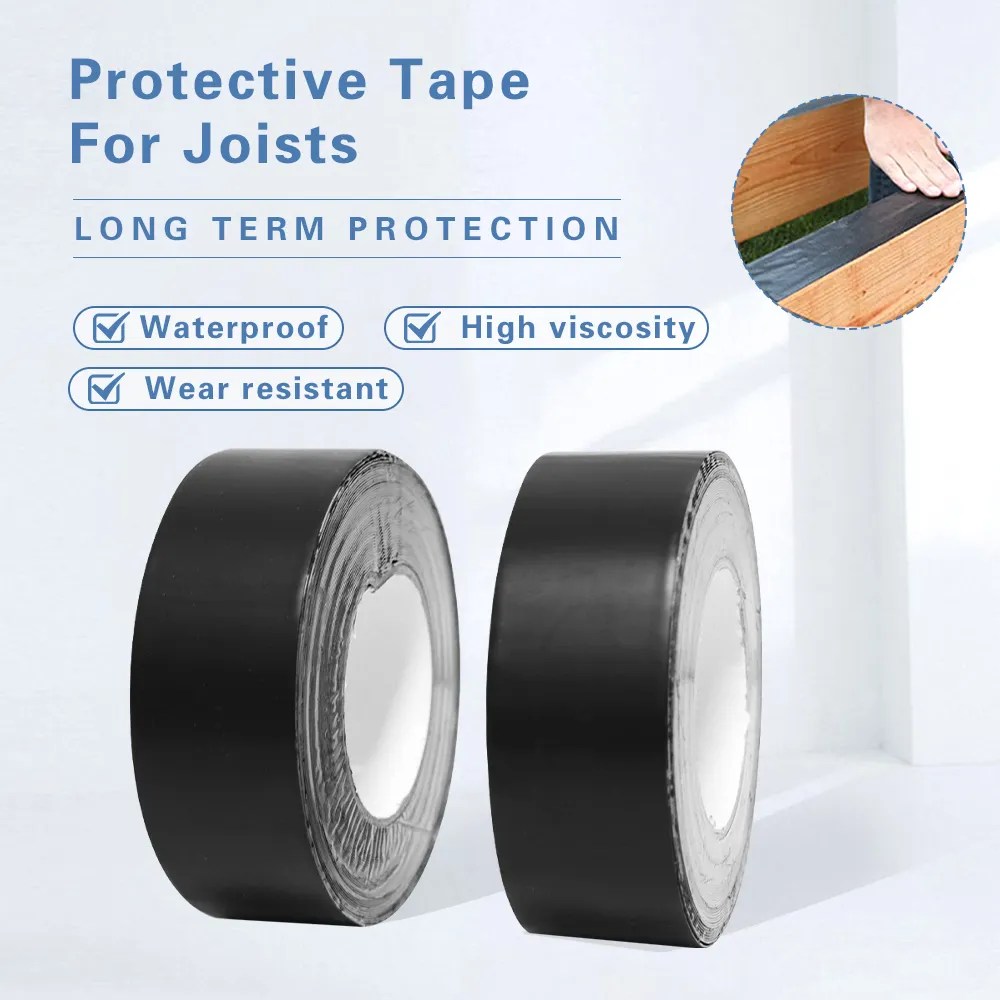 Self Adhesive Joist Decking Tape Polyethylene Deck Joist Tape For Decks