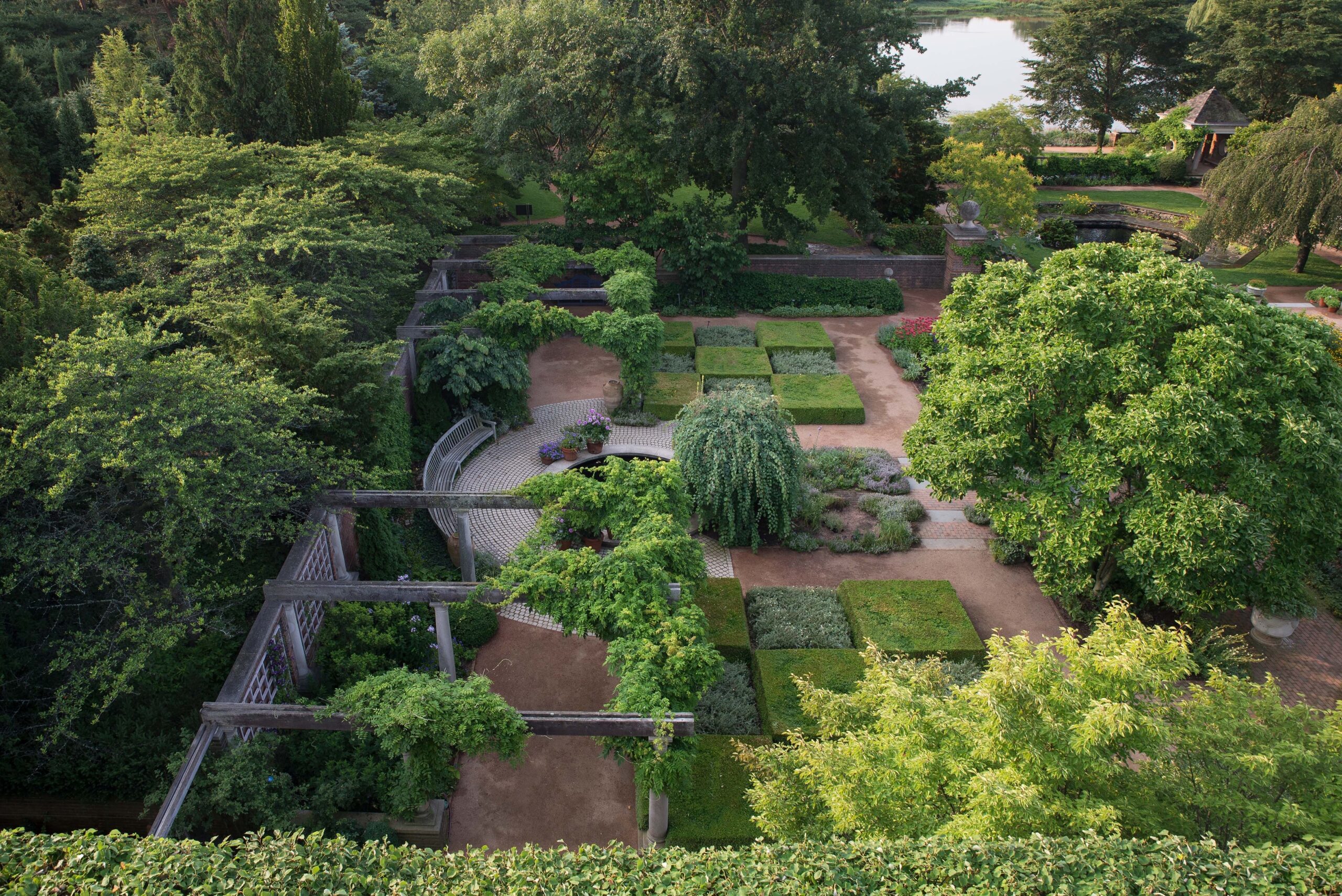 English Walled Garden Scott Byron Company