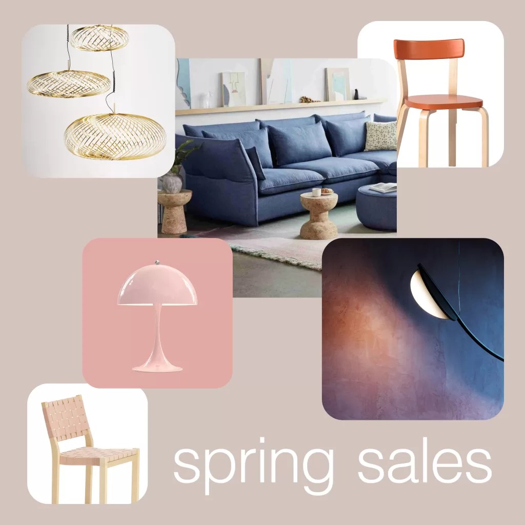 Spring Sales 2023 Scott + Cooner modern furniture showrooms