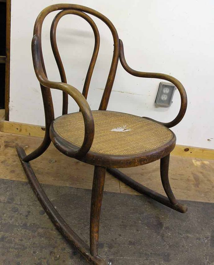 Childs Bentwood Rocker Restoration SCOTT DOYLE INC