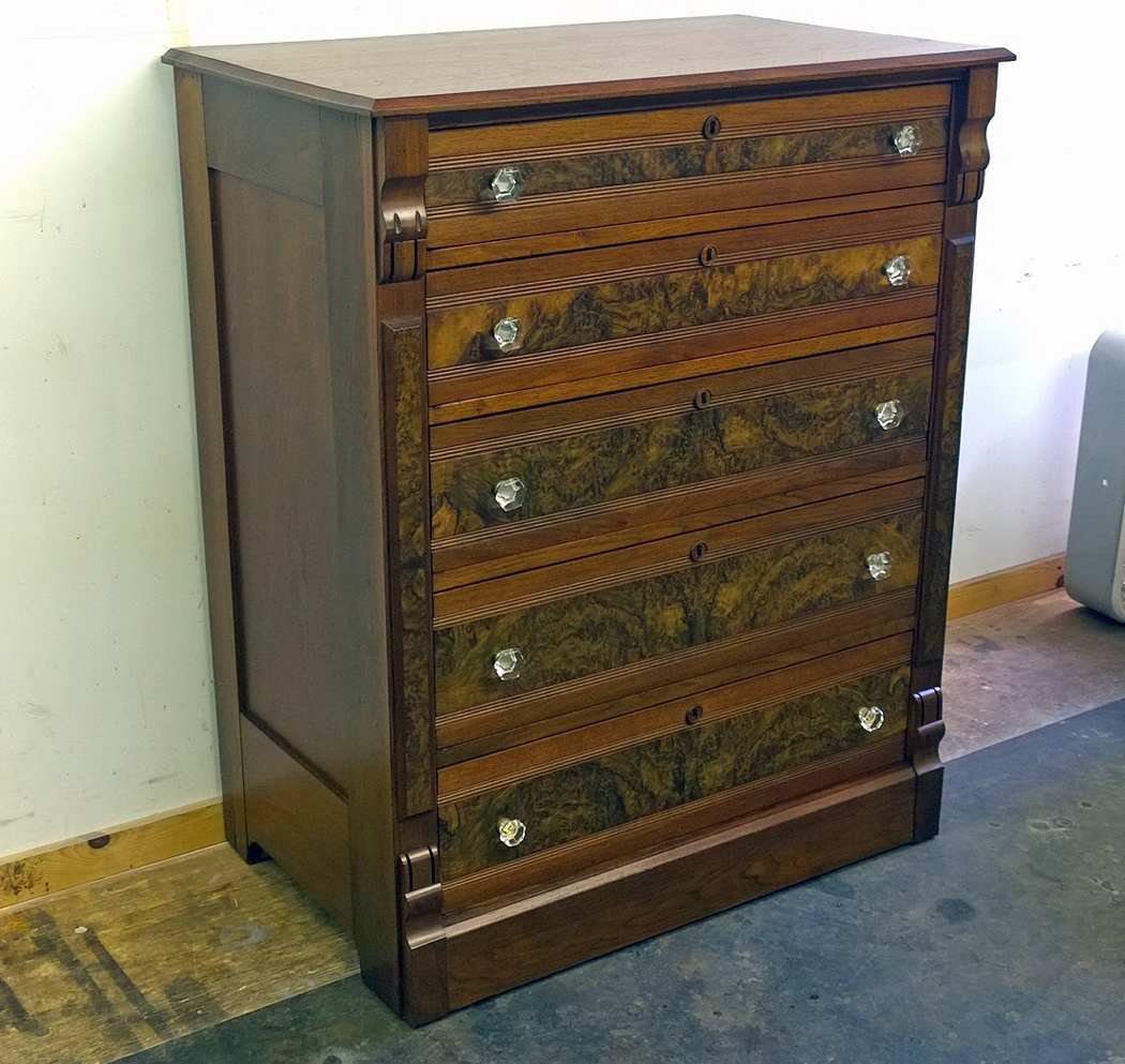 Victorian Dresser Repaired and Refinished SCOTT DOYLE INC