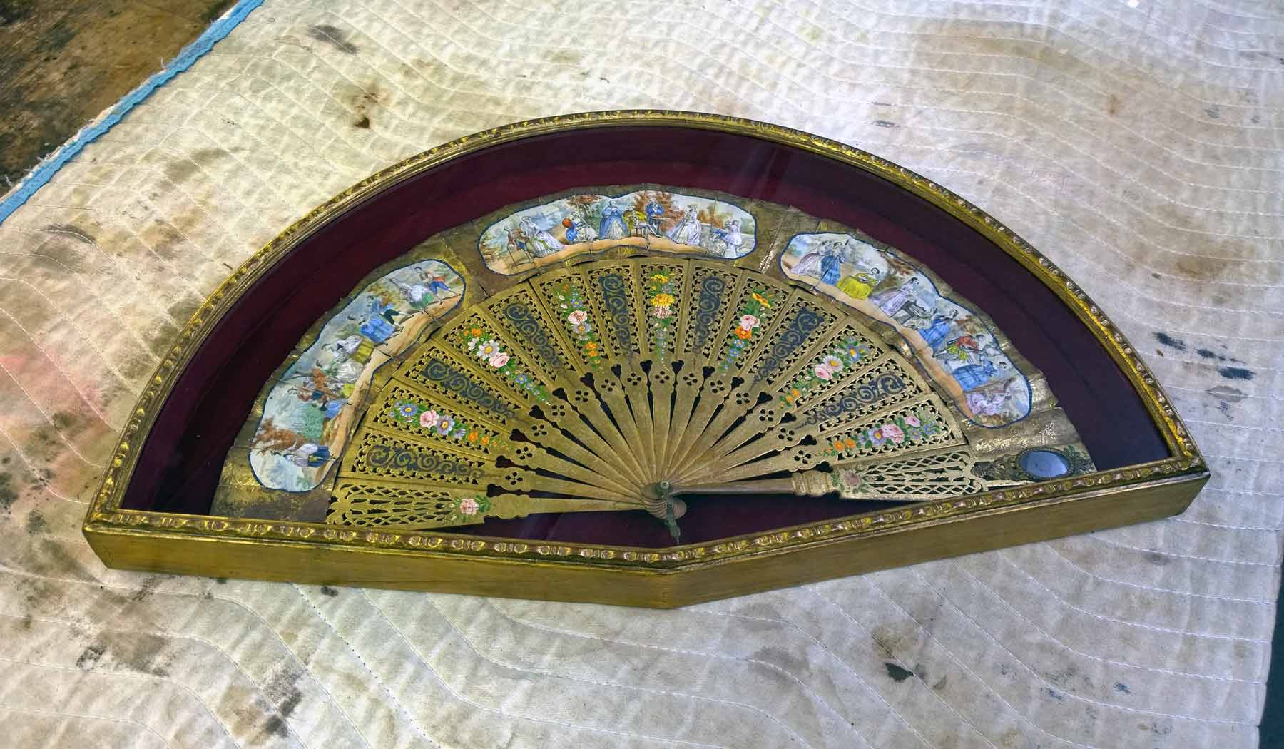 Gilt Display Case Repair SCOTT DOYLE INC