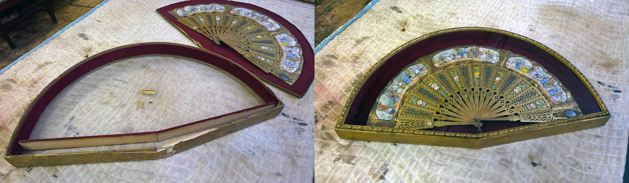 Gilt Display Case Repair SCOTT DOYLE INC
