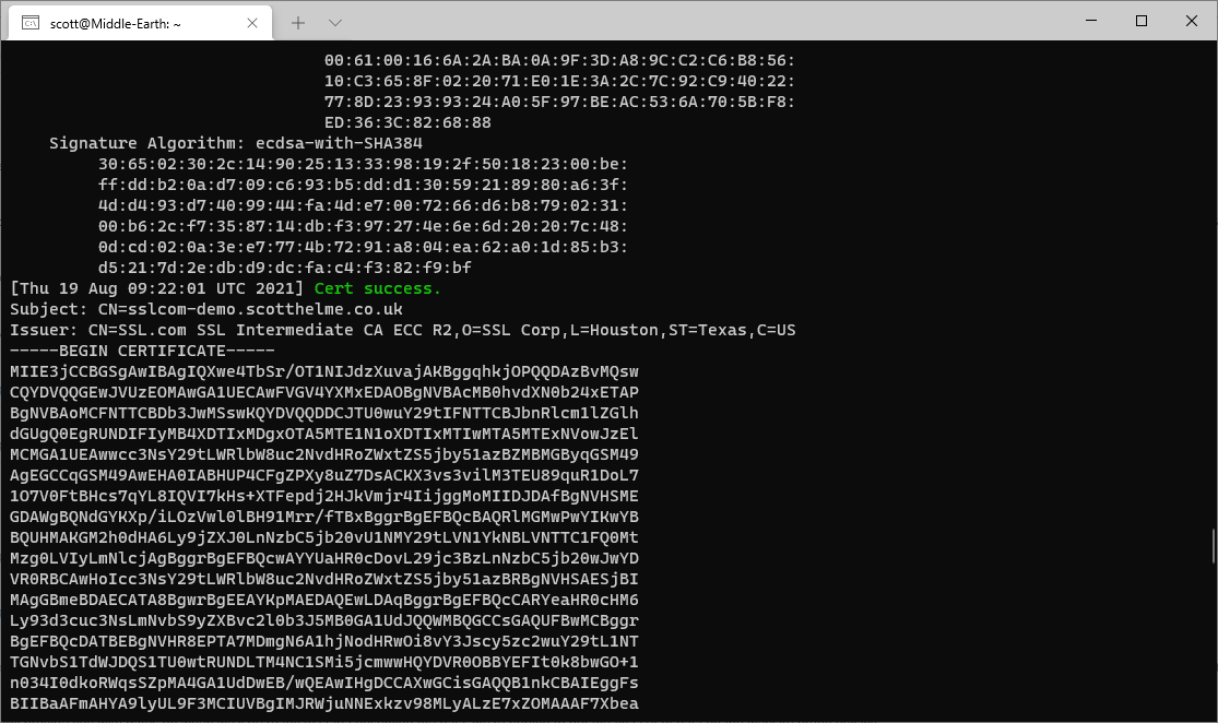Here's another free CA as an alternative to Let's Encrypt! LaptrinhX