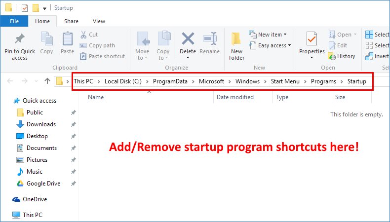 Where is the Startup folder in Windows 10? | Scottie’s Tech.Info