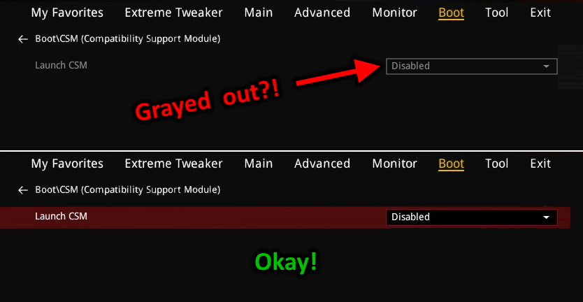 Why can’t I enable CSM on my new motherboard? | Scottie’s Tech.Info