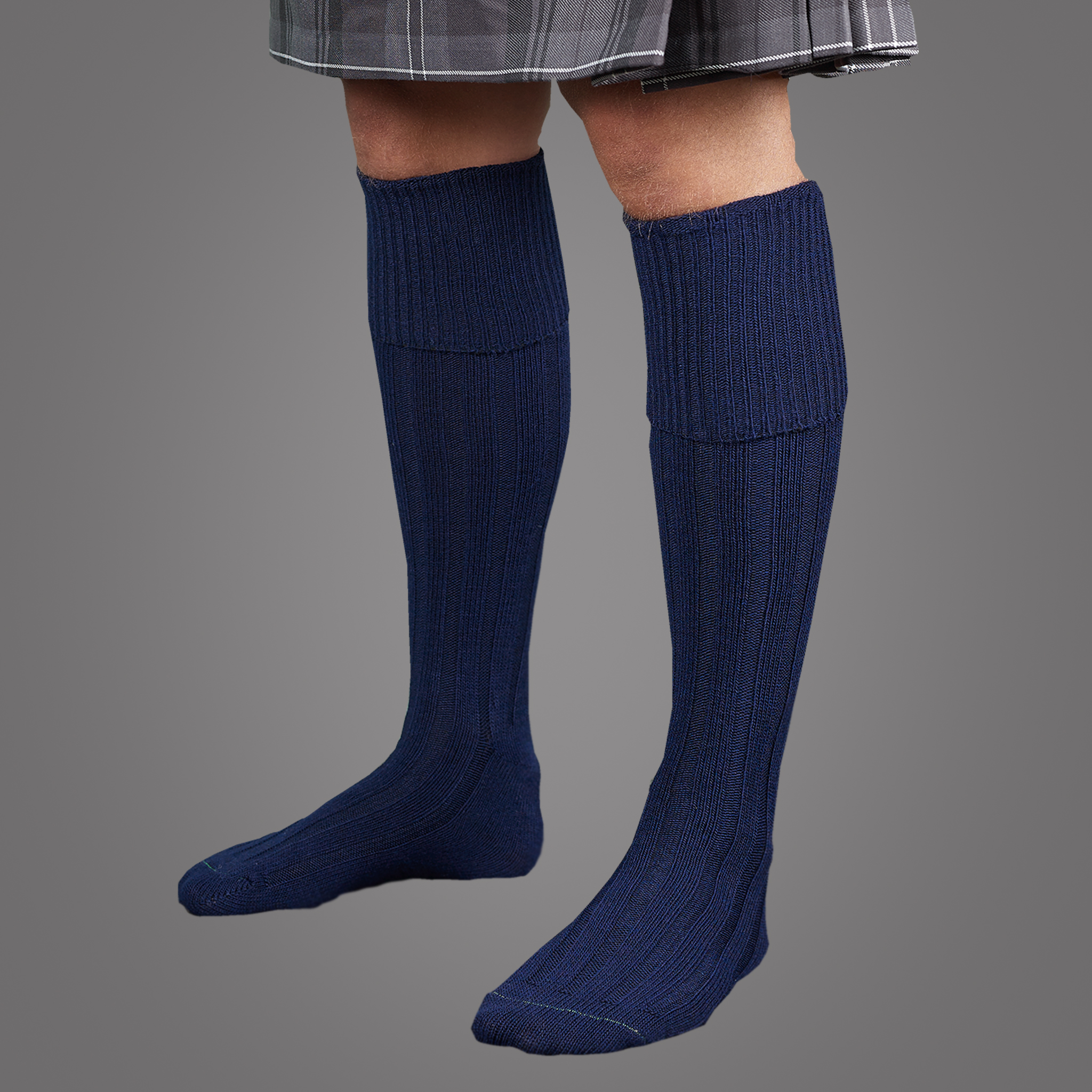KILT SOCK NAVY Scottish House