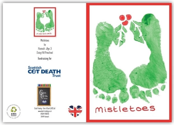 Design your own Christmas cards Scottish Cot Death Trust