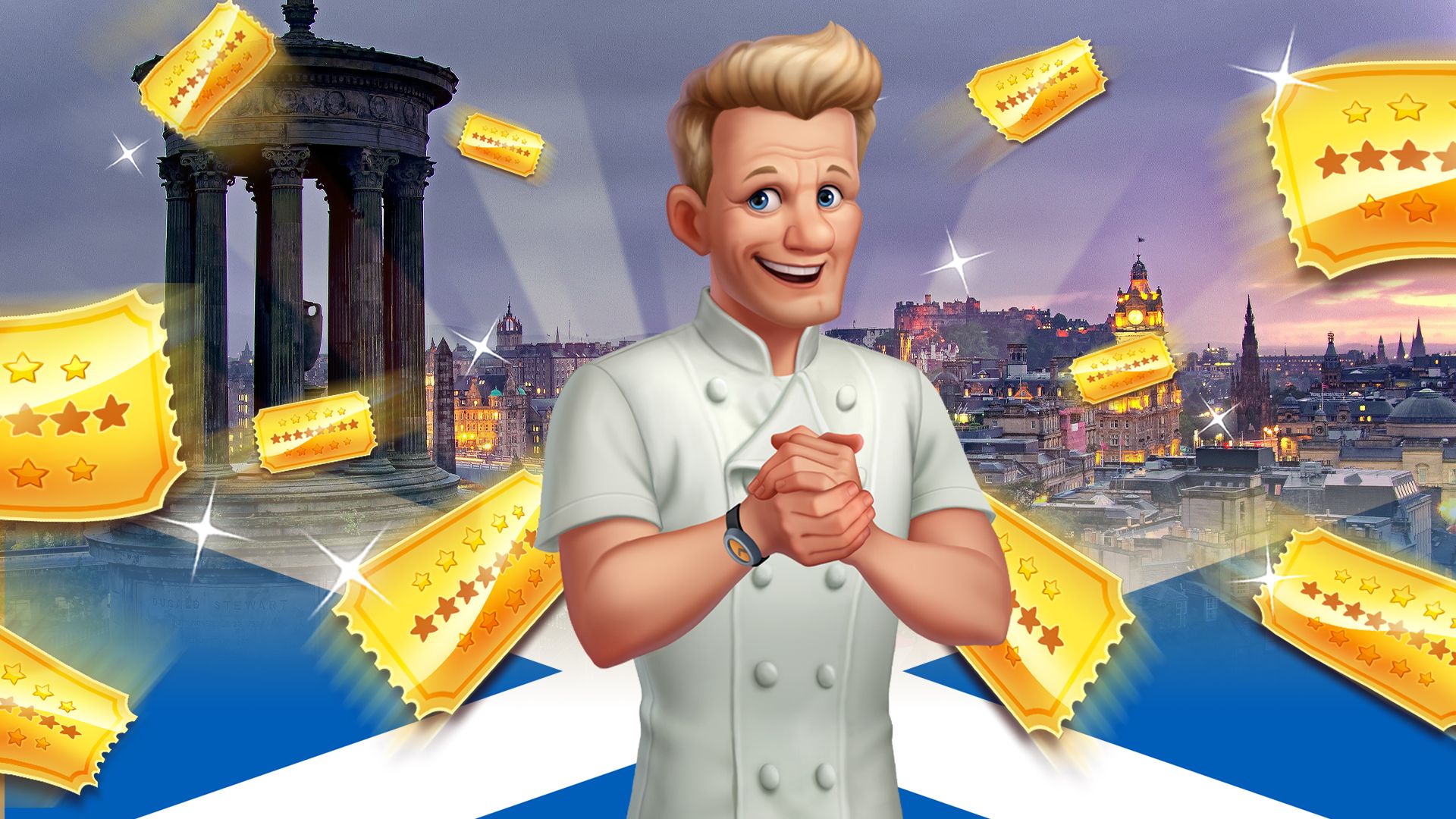 Gordon Ramsay's Chef Blast Offers All Expenses Edinburgh Trip