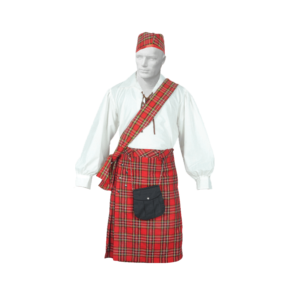 Scotsman Costume Complete Scottish Retail