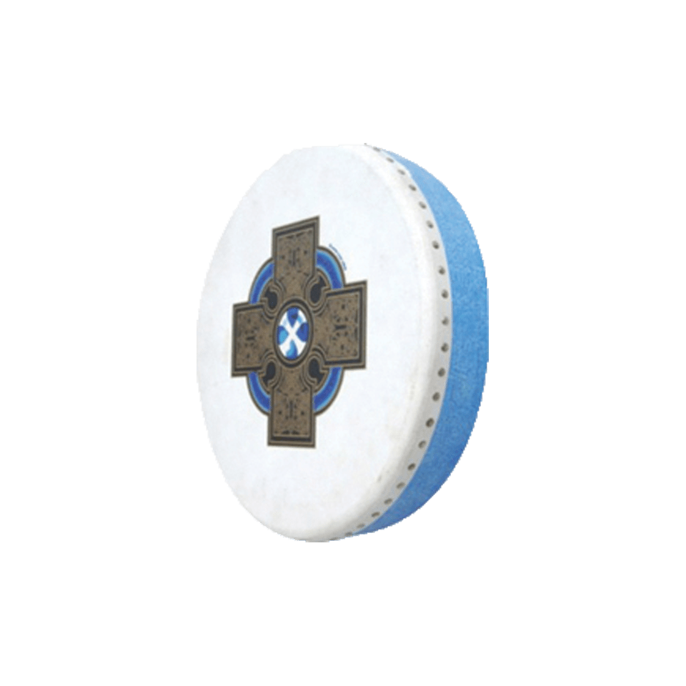 Irish Bodhran Drum with Tipper 18” Dia Plain Scottish Retail