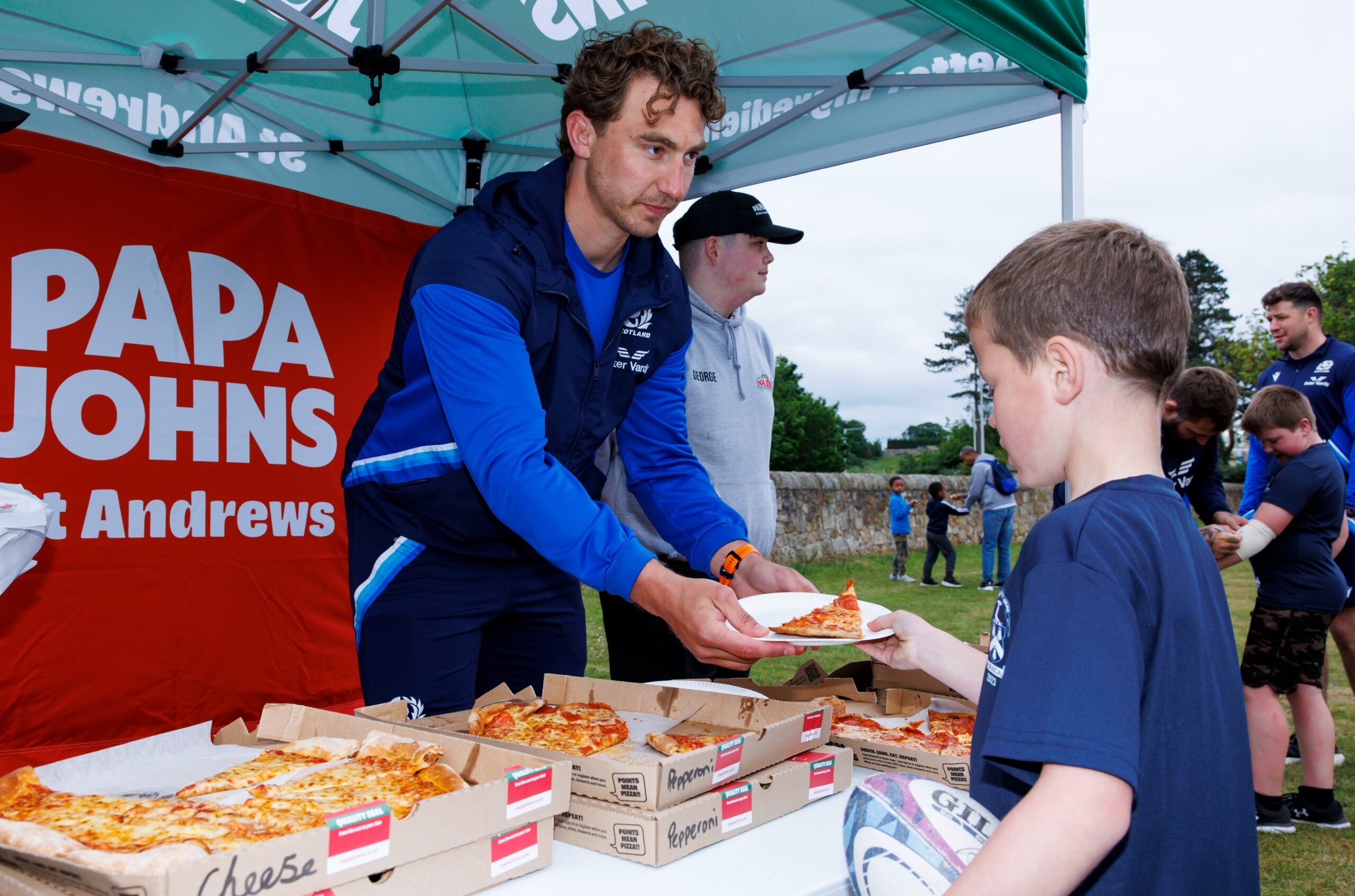 The Scotland Squad Make Some Surprise Visits! Scottish Rugby