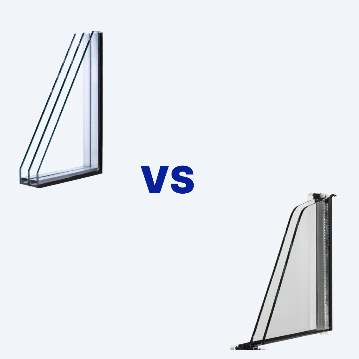 Triple glazing vs Double glazing Sidebyside comparison SJ