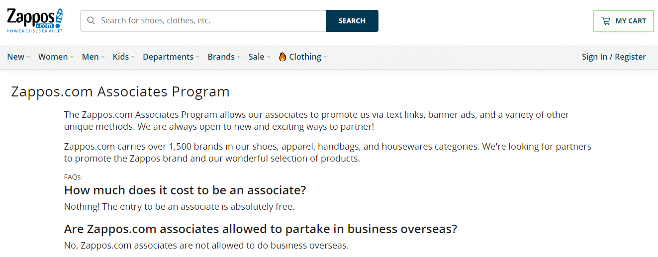 The Best Shoes Affiliate Programs •