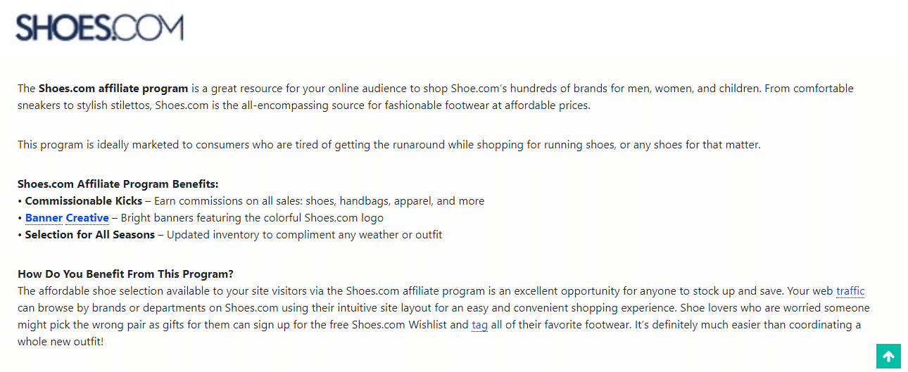 The Best Shoes Affiliate Programs •