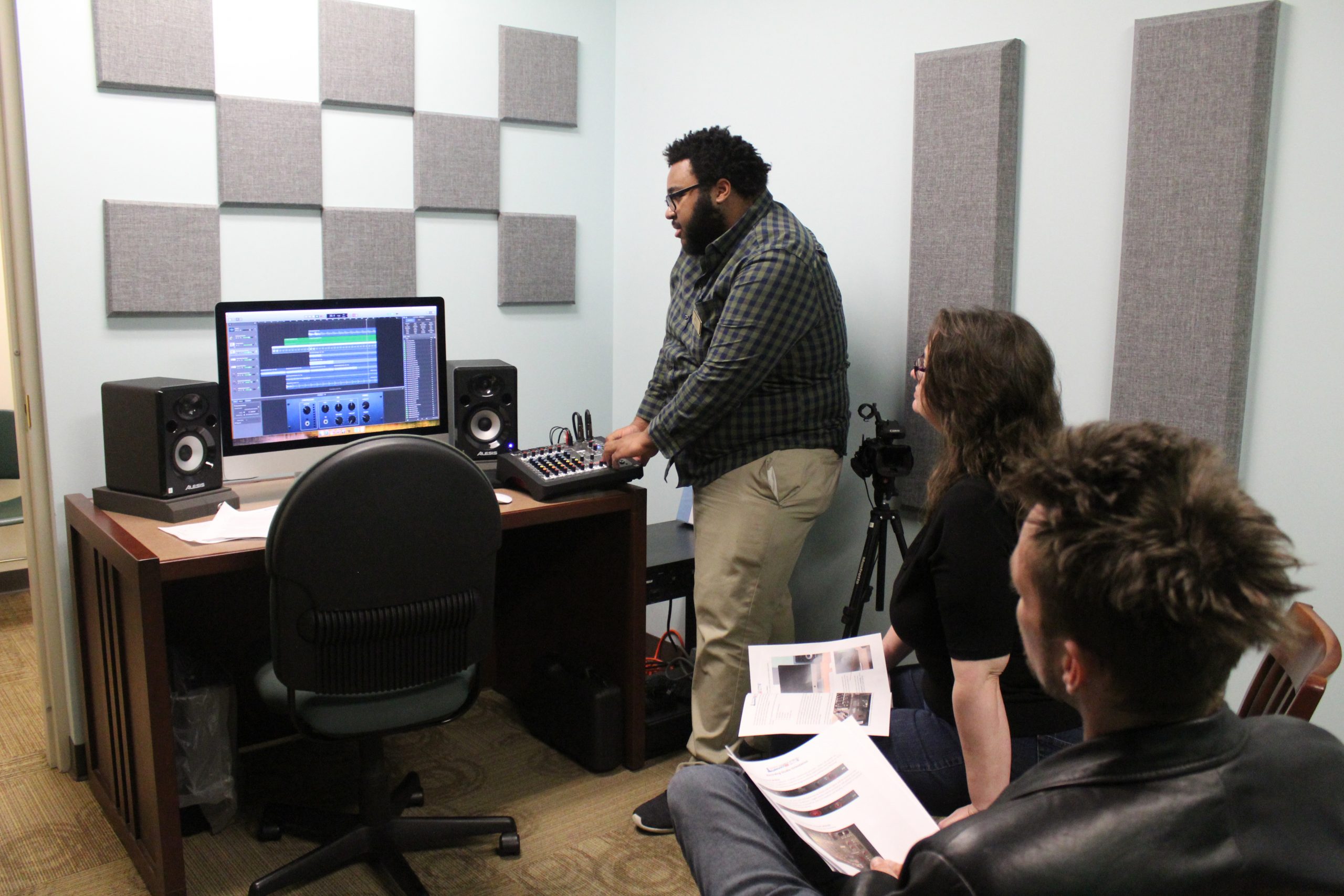 Library’s Recording Studio Delights Patrons with Free Use! Scott