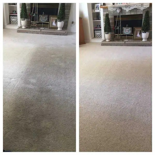Before & After Scott's Carpet & Upholstery Cleaning