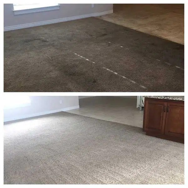 Before & After Scott's Carpet & Upholstery Cleaning