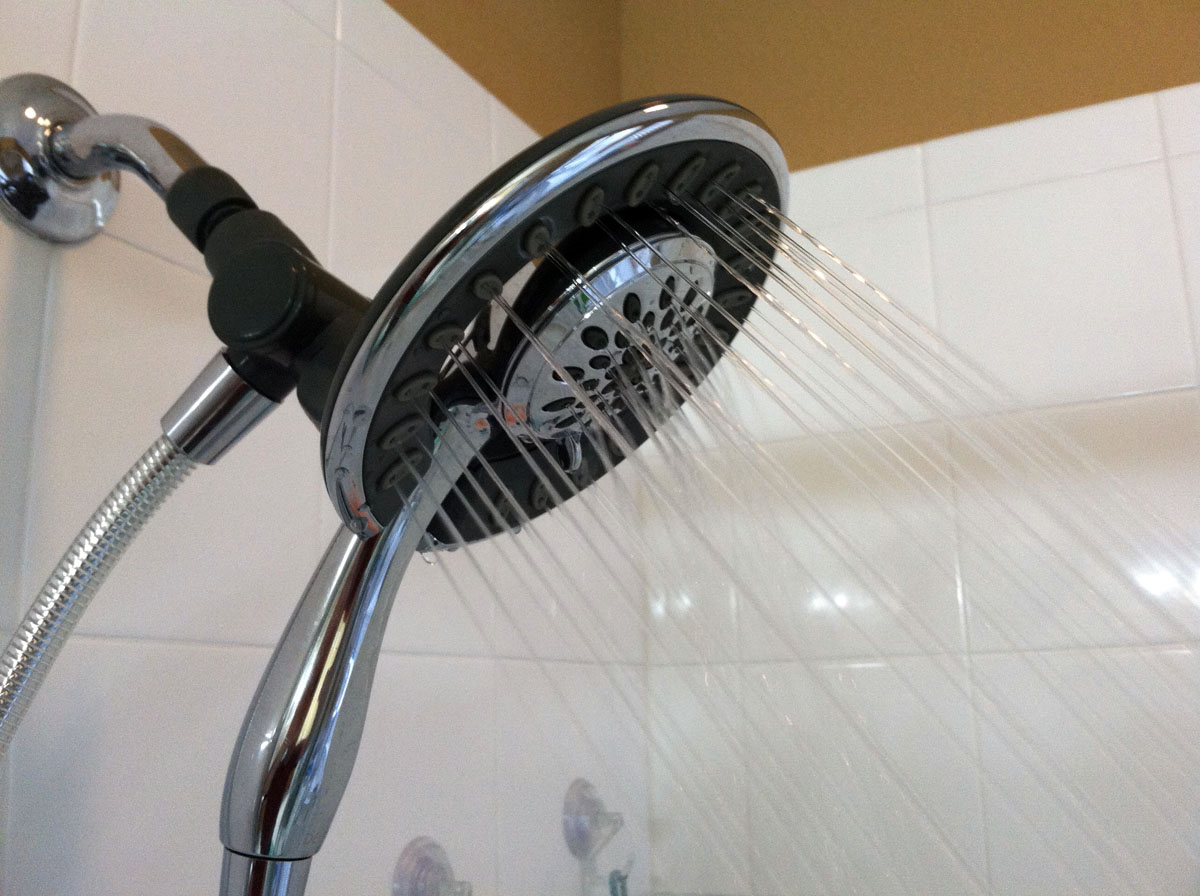inadequate water pressure vs. fancy shower heads »