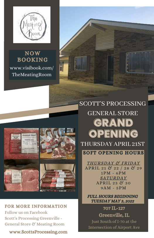 Grand Opening Scott's Processing LLC
