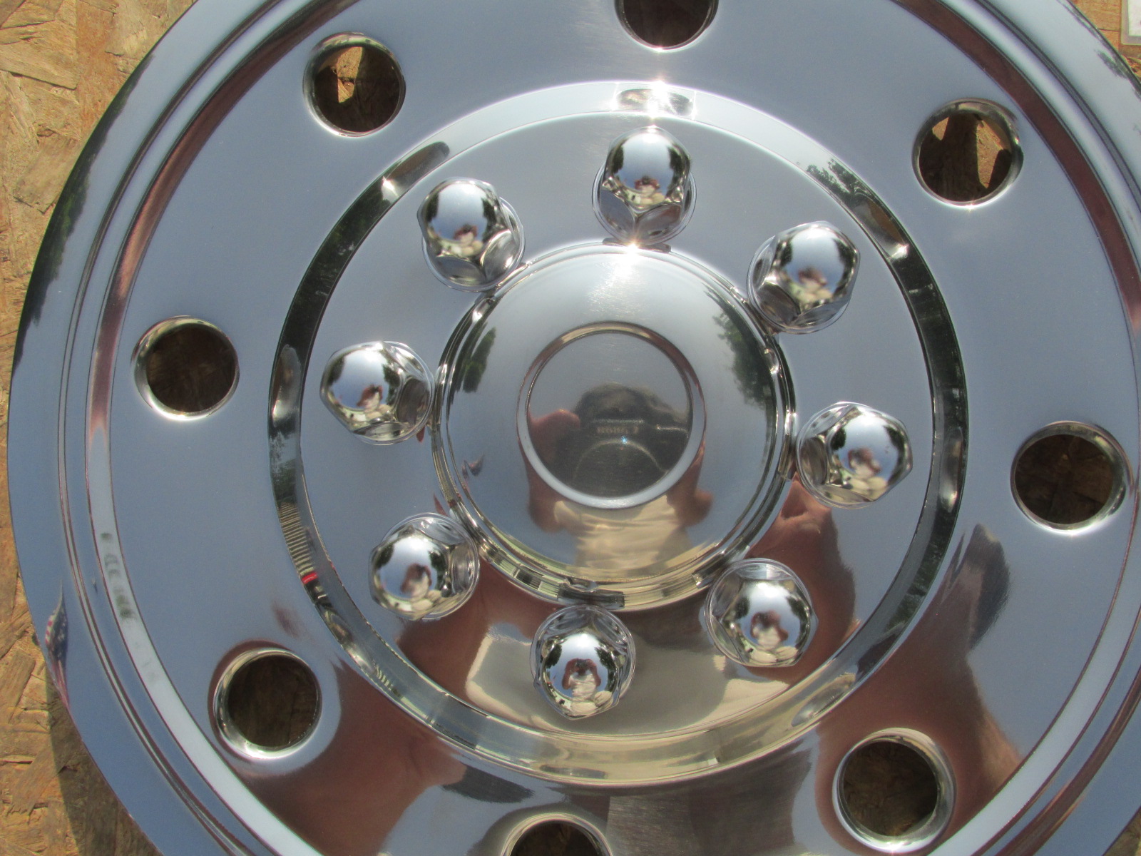 16″ 8 Lug Trailer Wheel Covers Set of 4, Horse Trailer, Car Trailer, Enclosed Trailer, etc, etc