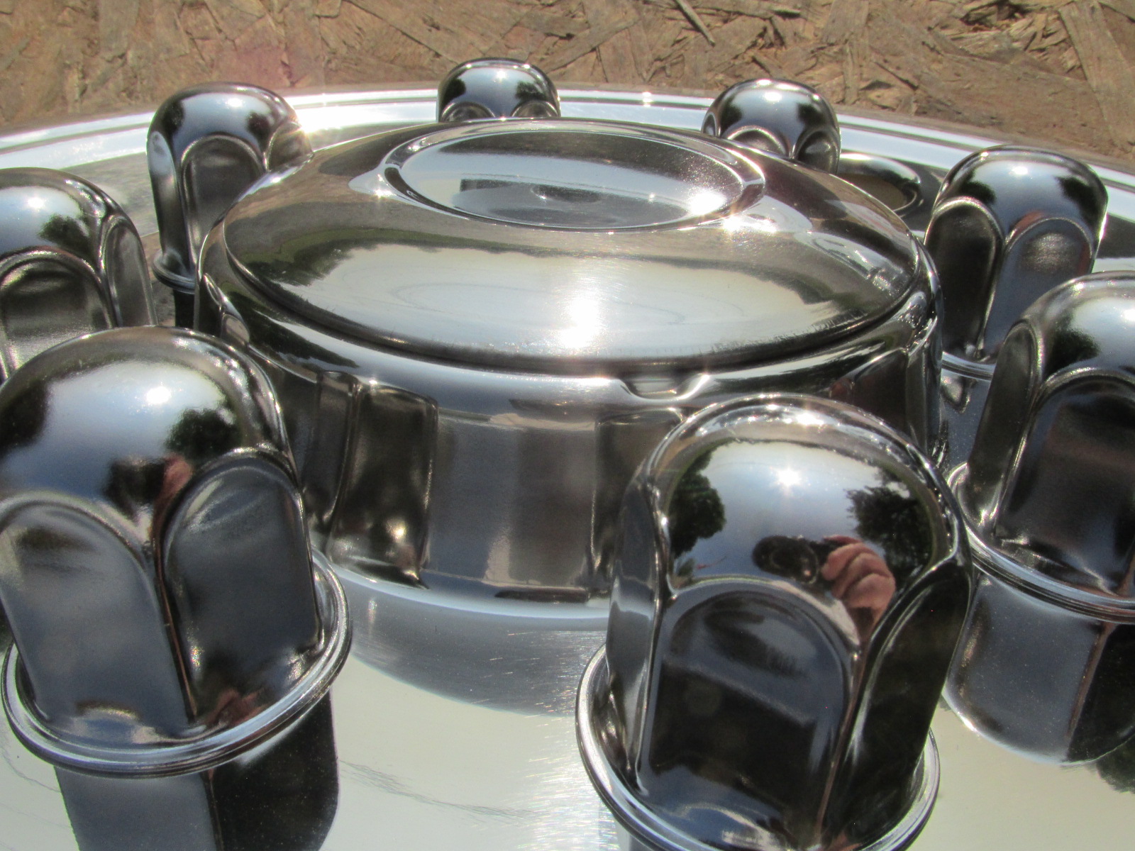 16″ 8 Lug Trailer Wheel Covers Set of 4, Horse Trailer, Car Trailer, Enclosed Trailer, etc, etc