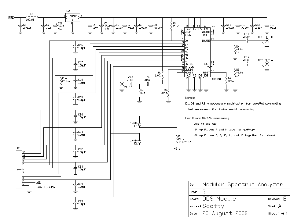 Build a 1000 MHz RF Spectrum Analyzer Inexpensively