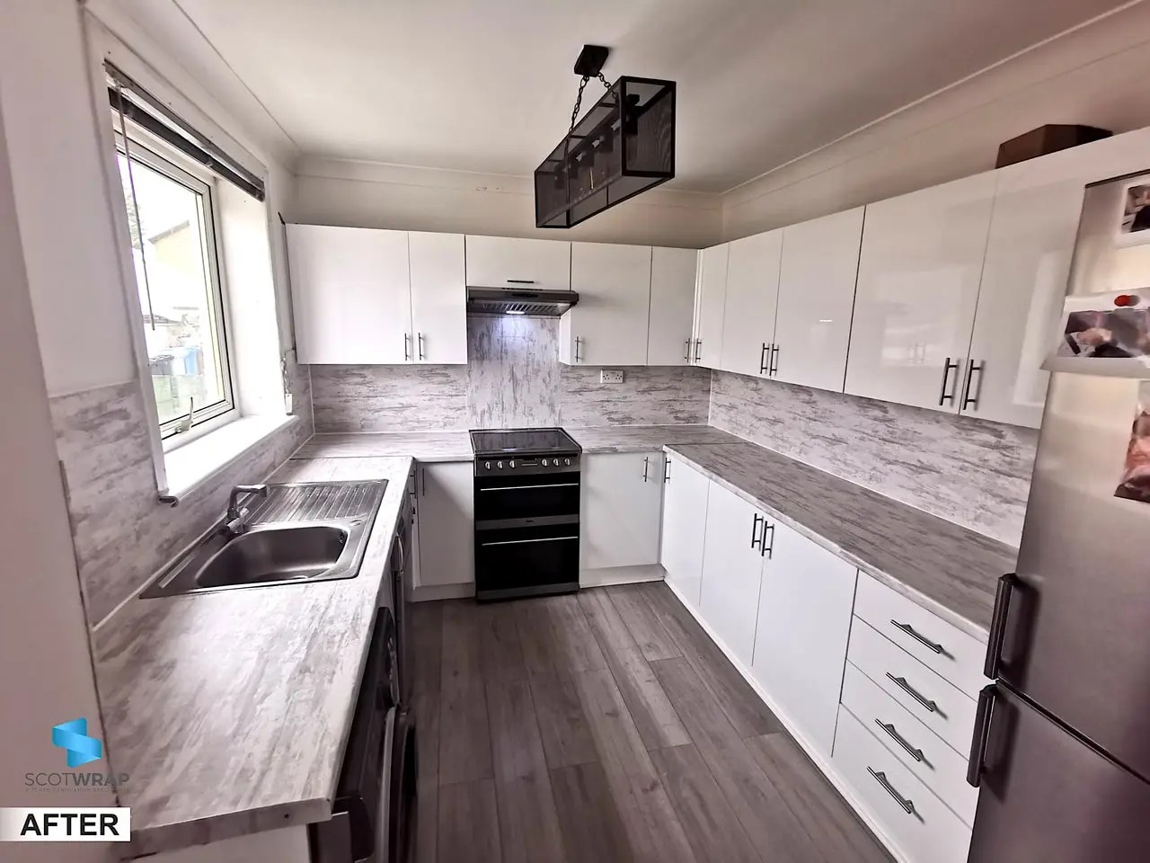 Kitchen Door Wraps in Glasgow Worktops & Splashbacks in Glasgow