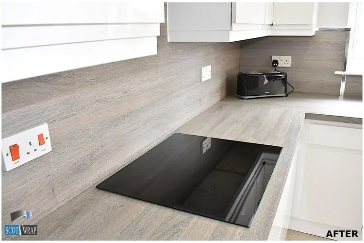 Kitchen Door Wraps in Glasgow Worktops & Splashbacks in Glasgow