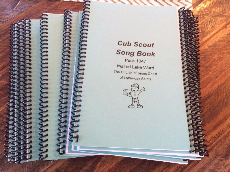 Cub Scout Song Book Scouter Mom