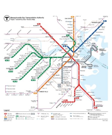 🗺 Boston Subway Map PDF - Free Download (PRINTABLE)