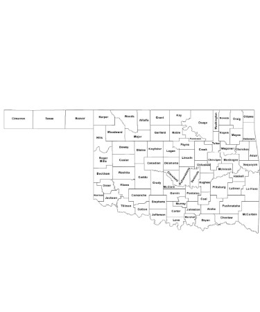 🗺 Oklahoma County Map PDF - Free Download (PRINTABLE)