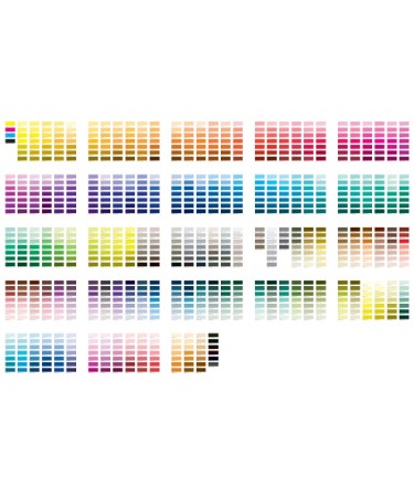 Printable Pantone Color Chart PDF - Free Download (PRINTABLE)