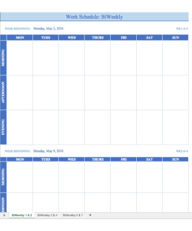 📰 Weekly Work Schedule Template PDF - Free Download (PRINTABLE)