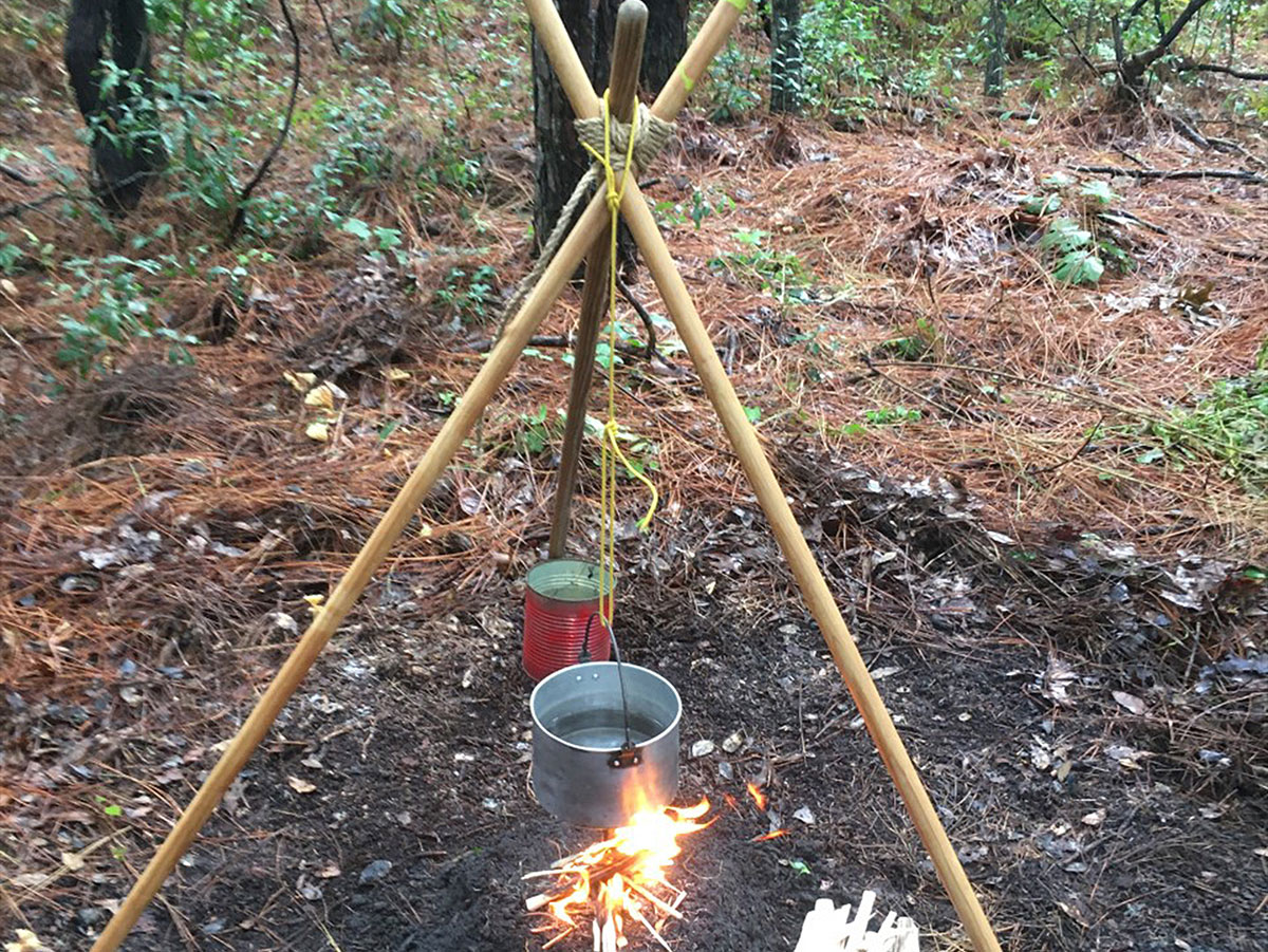 How to Build a Cooking Tripod