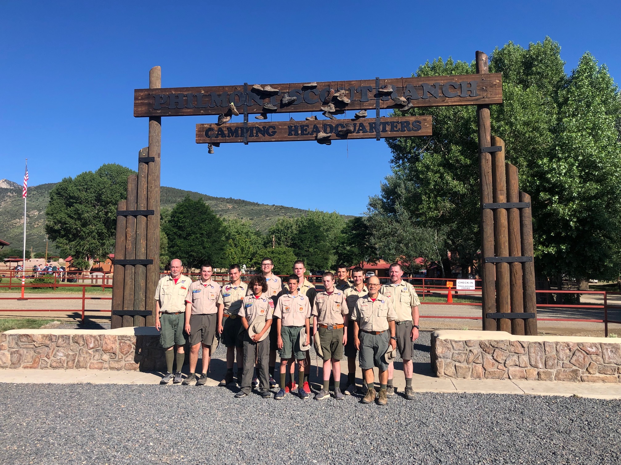 Troop 103 Philmont Crew 623I Returns Safely to Base Camp Boy Scout