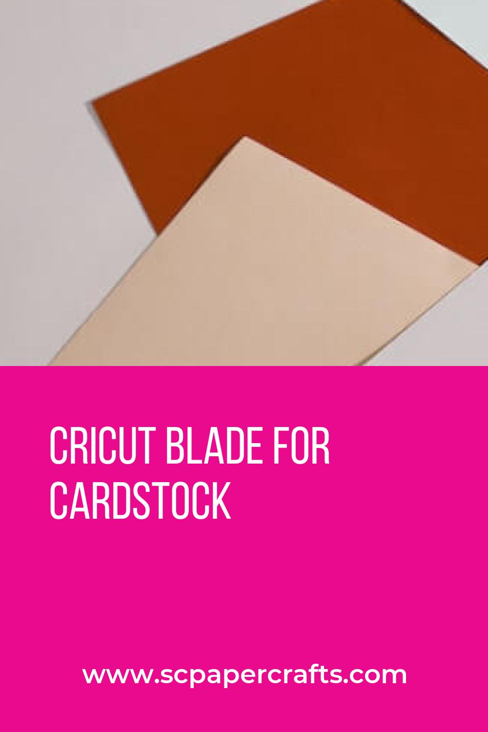 Cricut blade for cardstock Sweet & Cute Paper Crafts